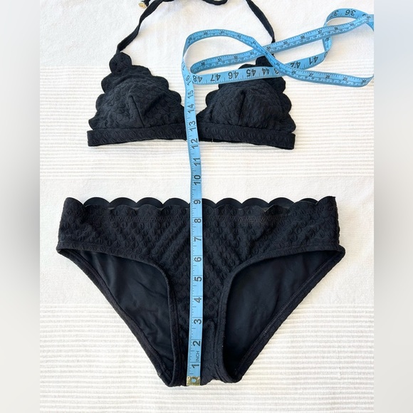 ✨Host Pick✨ KATE SPADE NEW YORK Marina Piccola Scallop Textured Triangle Bikini - Picture 13 of 16